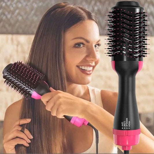 2-in-1 Hair Dryer Volumizer Hot Hair Brush Roller Comb DailySale