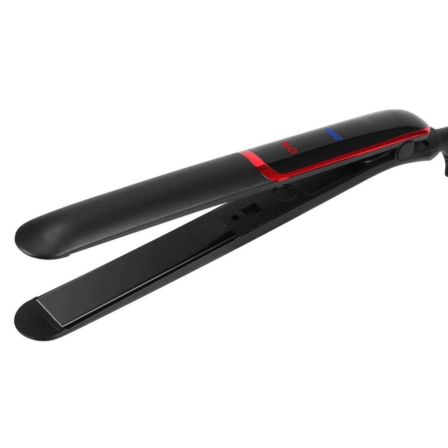 2-in-1 Twist Hair Straightener Ceramic Plate Hair Curler with Temperature Adjust LCD Display DailySale