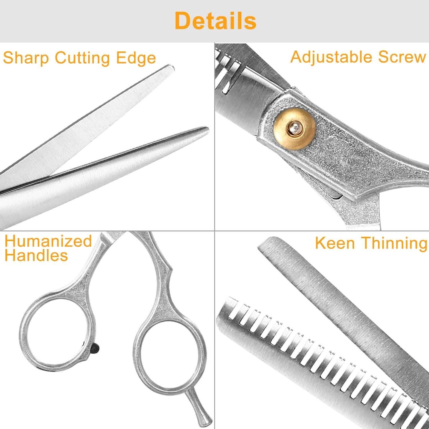 2-Piece: Professional Hair Cutting Scissors Set DailySale