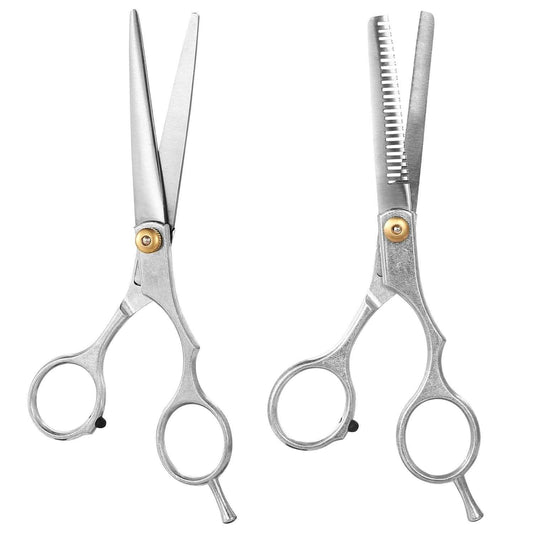 2-Piece: Professional Hair Cutting Scissors Set EasyOptionXY