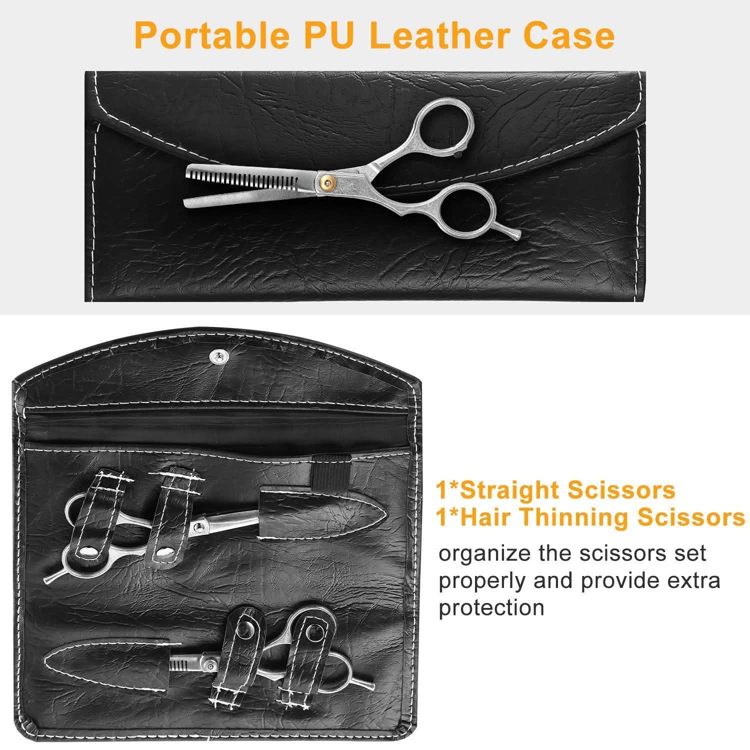 2-Piece: Professional Hair Cutting Scissors Set DailySale