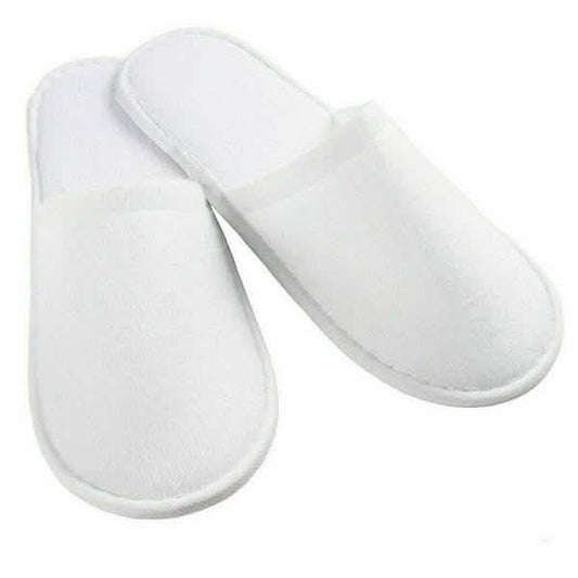 20-Pairs: Spa Hotel Guest Soft Slippers Closed Toe Disposable Travel Slipper DailySale