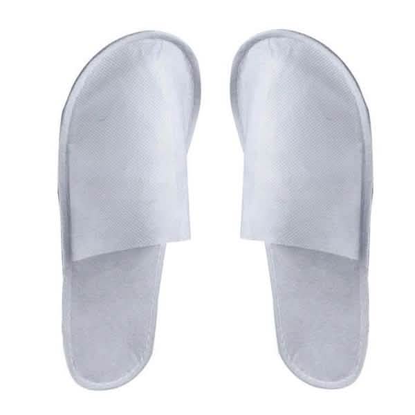 20-Pairs: Spa Hotel Guest Soft Slippers Closed Toe Disposable Travel Slipper DailySale