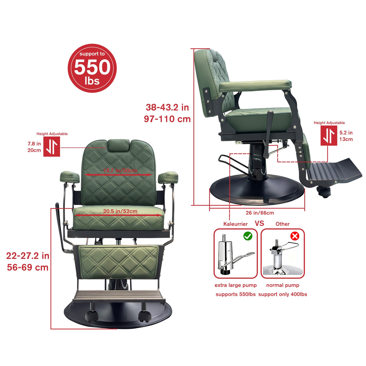 Barber Chair Bundle Set 8821 MYS