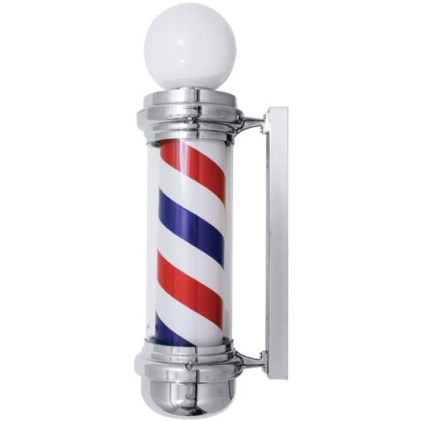 YANAKI GLOBE BARBER POLL - SILVER (#YA2131T)