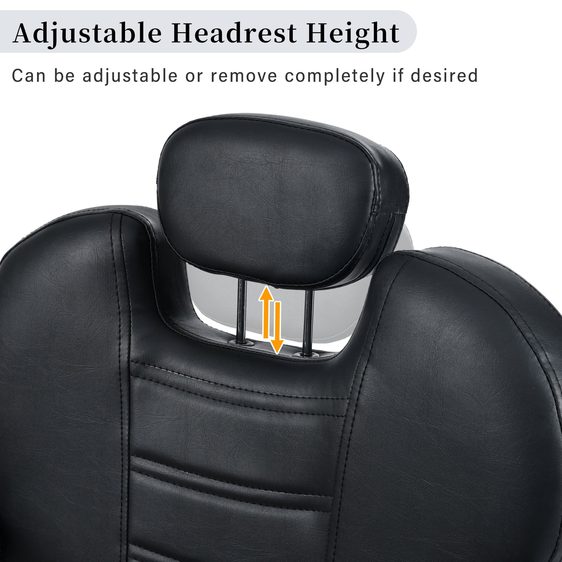 Classic Reclining Barber Chair for Hair Stylist Home Furnishers