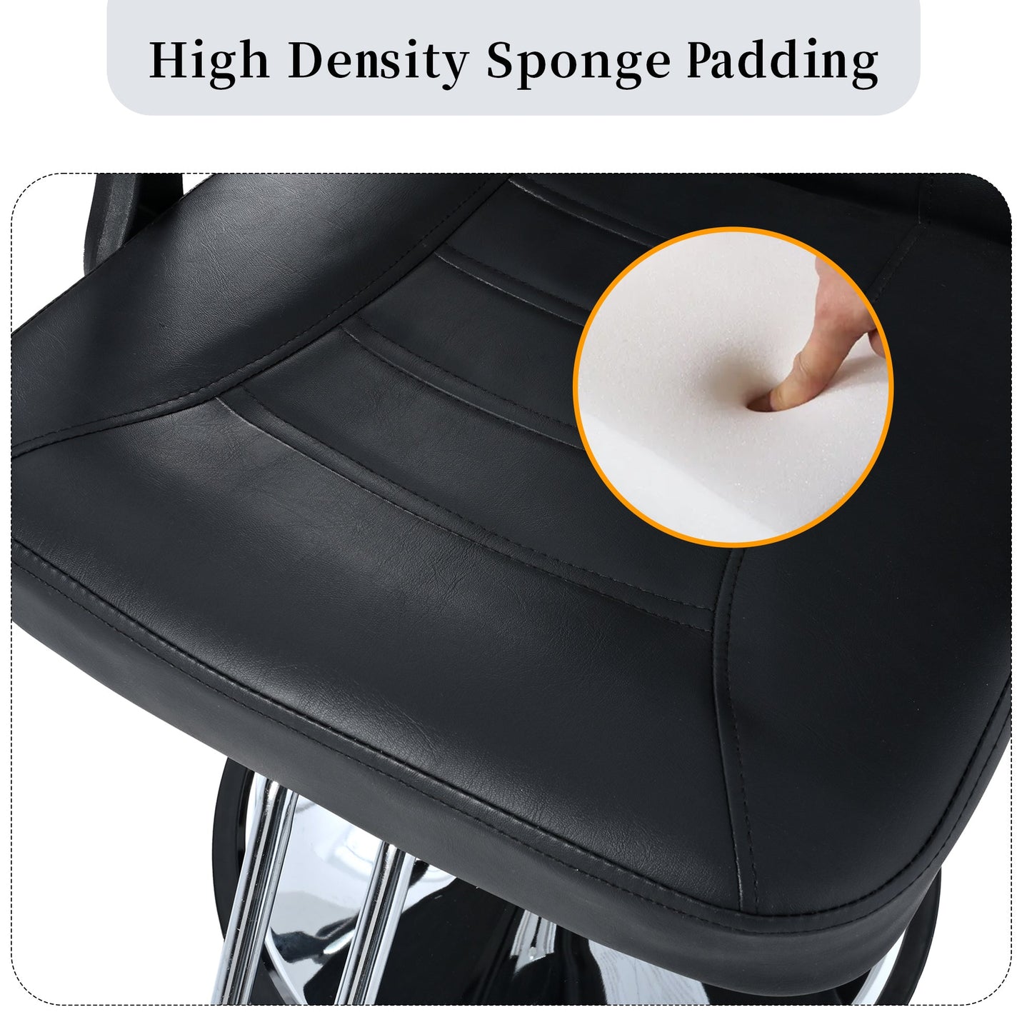 Classic Reclining Barber Chair for Hair Stylist Home Furnishers