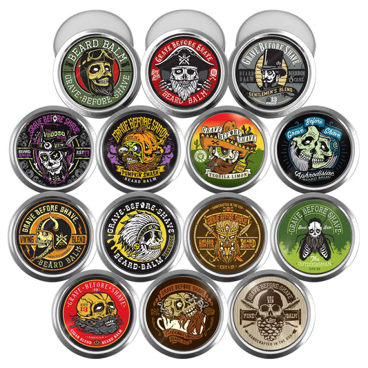 Grave Before Shave Beard Balm 2oz. tins Grave Before Shave