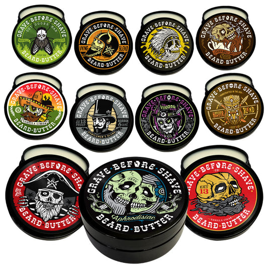 Grave Before Shave Beard Butter 4oz. Container Grave Before Shave
