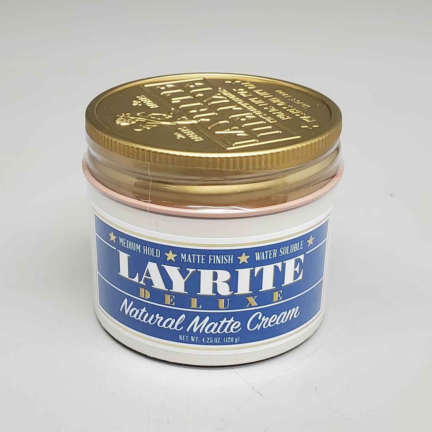 LAYRITE DELUXE Hair Natural Matte Cream 4.25 oz Med Hold Water Soluble PayWut
