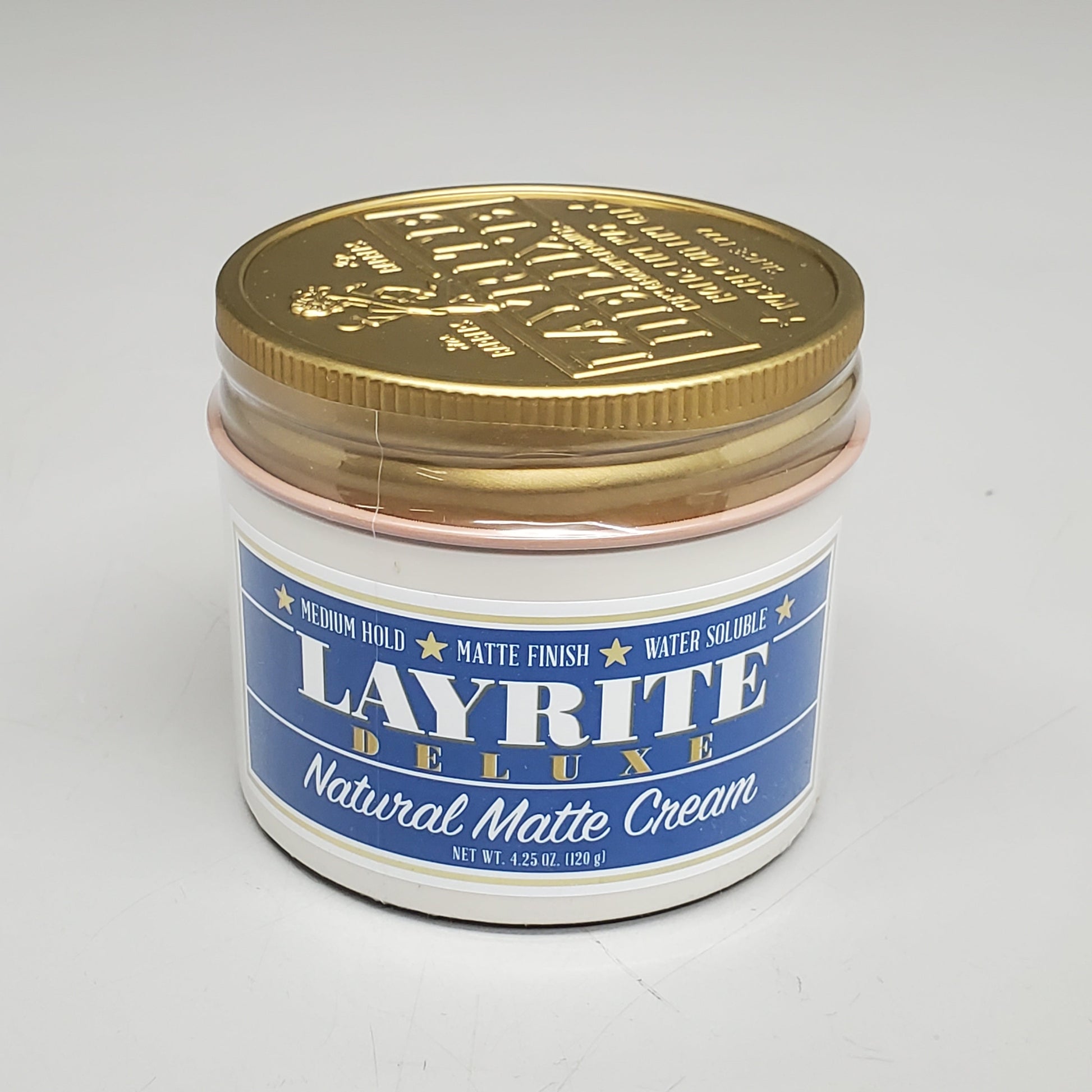 LAYRITE DELUXE Hair Natural Matte Cream 4.25 oz Med Hold Water Soluble PayWut