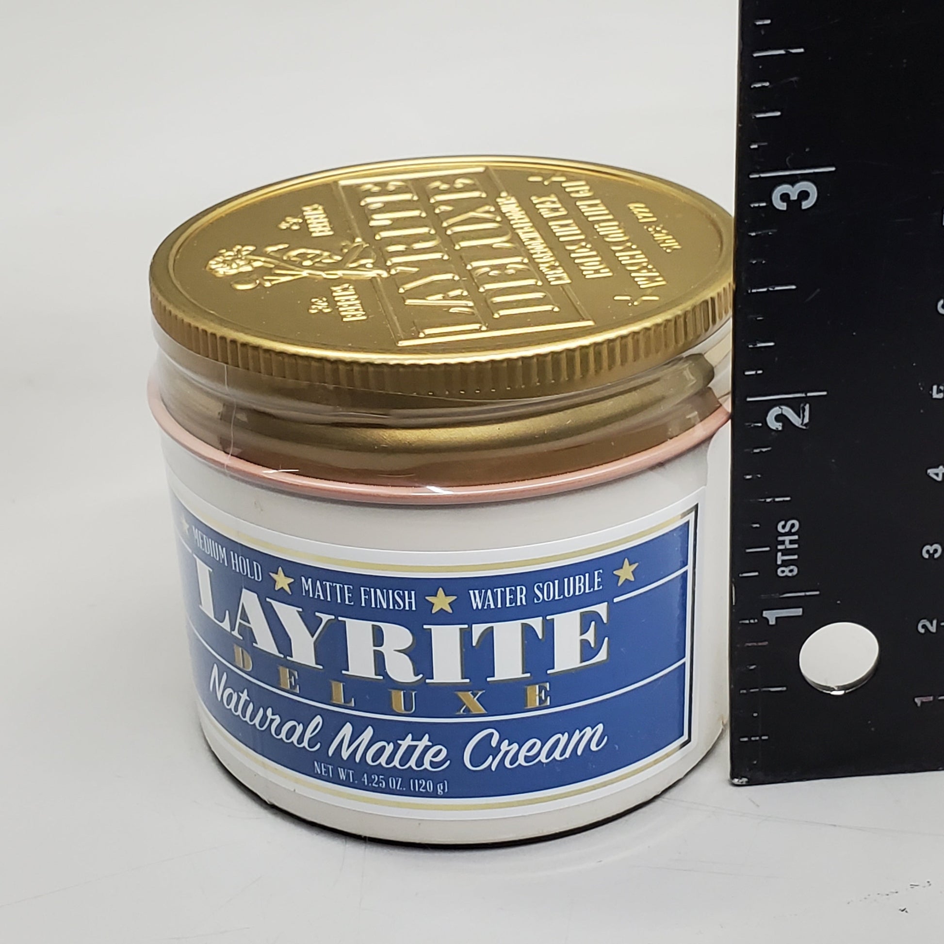 LAYRITE DELUXE Hair Natural Matte Cream 4.25 oz Med Hold Water Soluble PayWut