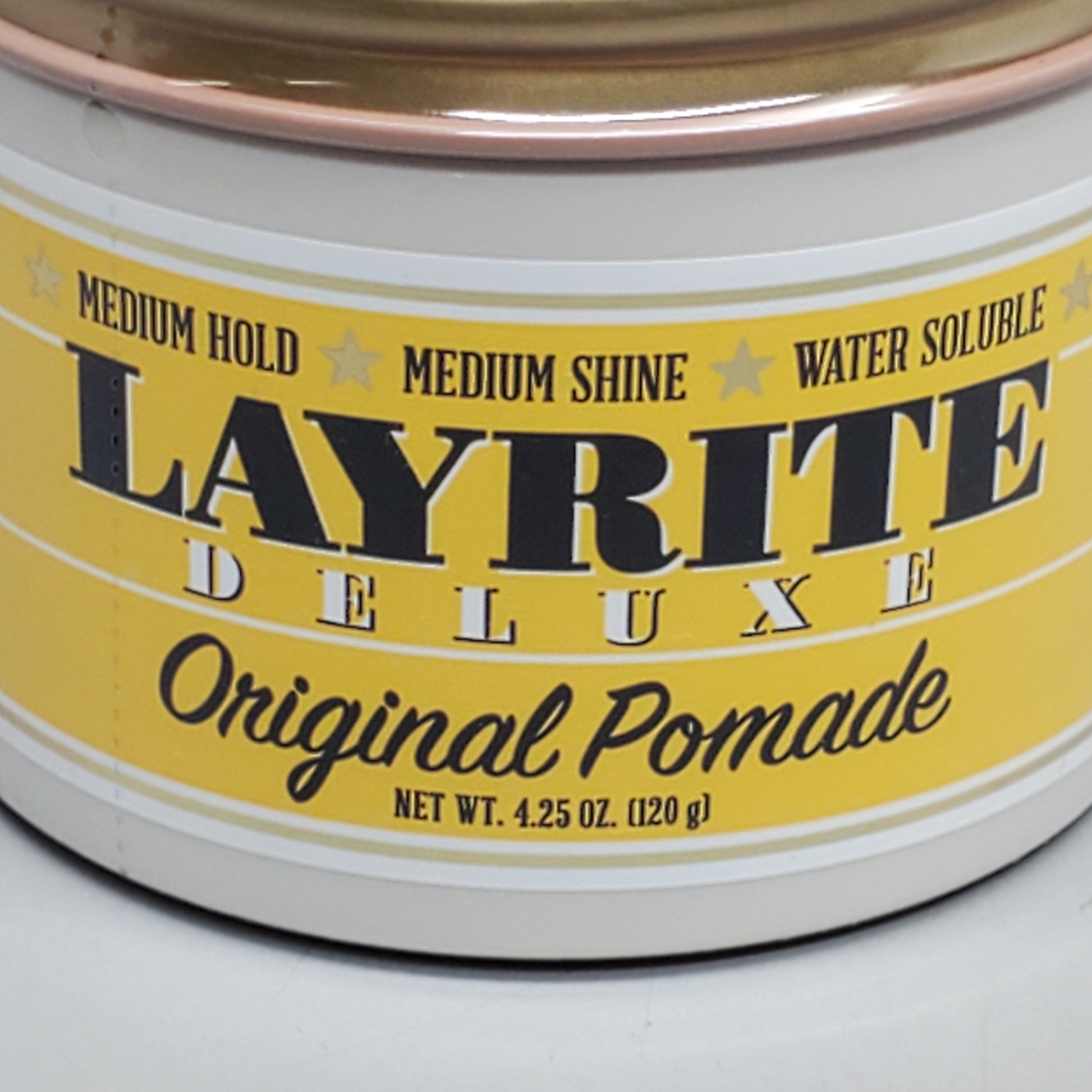 LAYRITE DELUXE Hair Original Pomade 4.25 oz Med Hold Med Shine Water Soluble PayWut