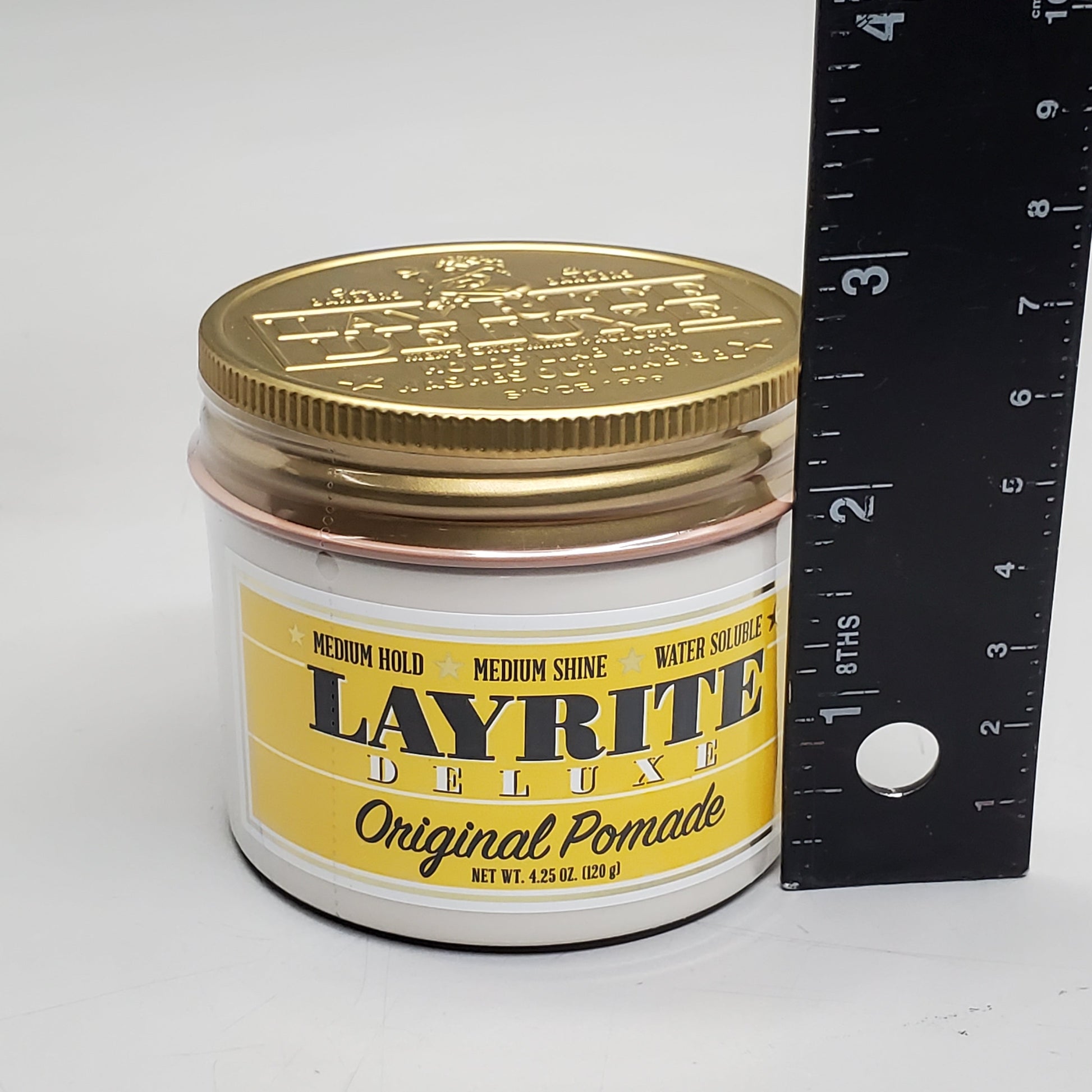 LAYRITE DELUXE Hair Original Pomade 4.25 oz Med Hold Med Shine Water Soluble PayWut