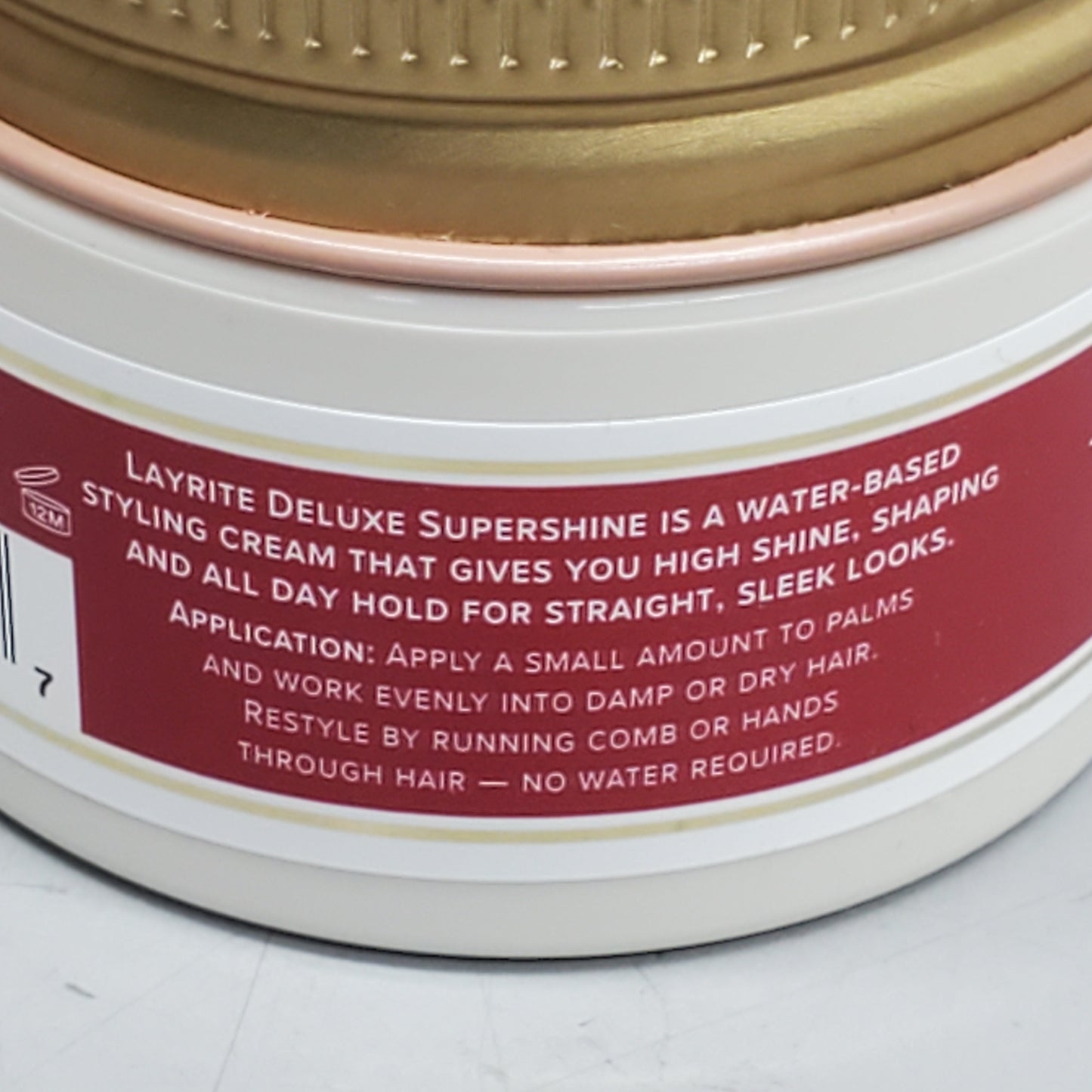 LAYRITE DELUXE Hair Supershine Cream 1.5 oz Medium Hold High Shine Water Soluble PayWut