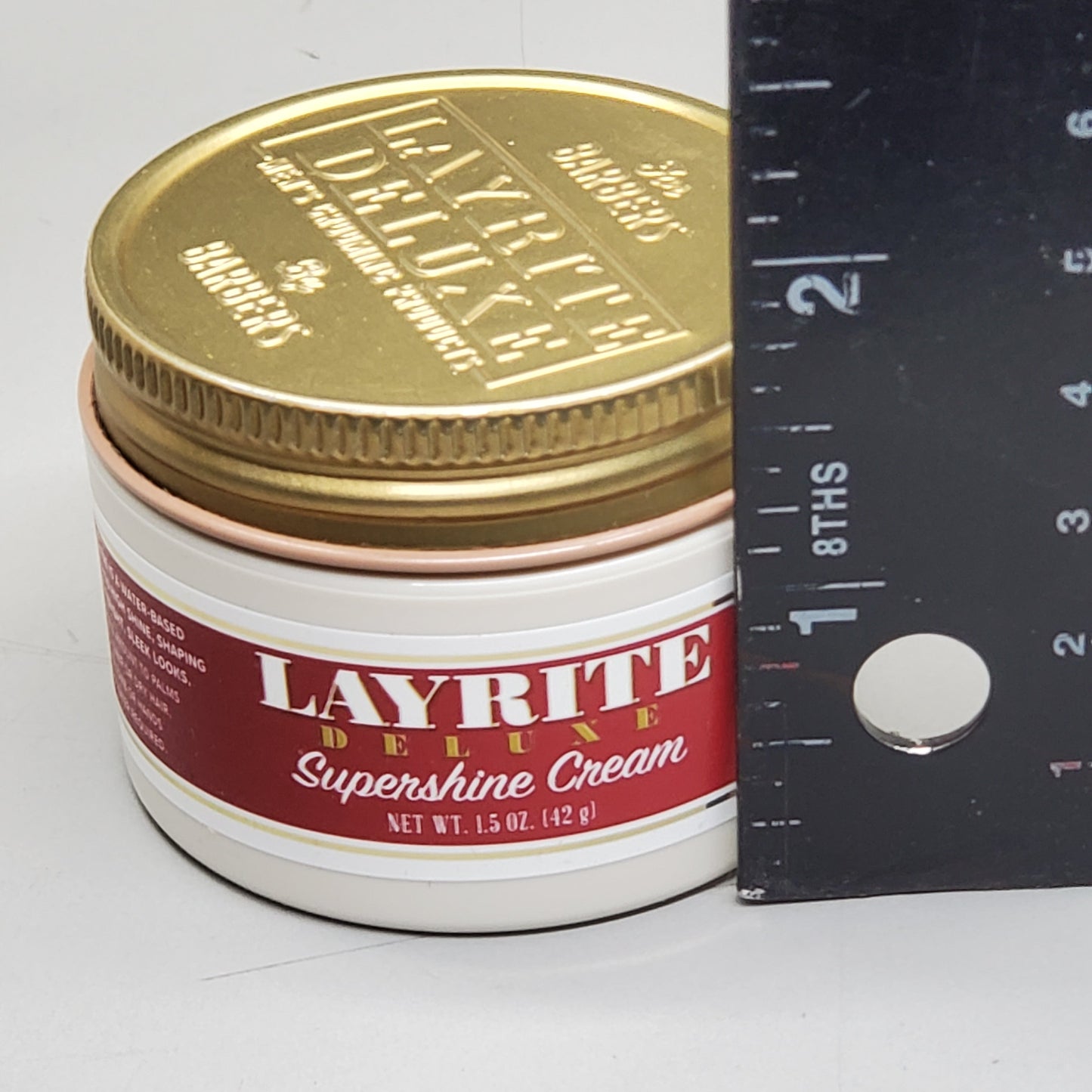 LAYRITE DELUXE Hair Supershine Cream 1.5 oz Medium Hold High Shine Water Soluble PayWut
