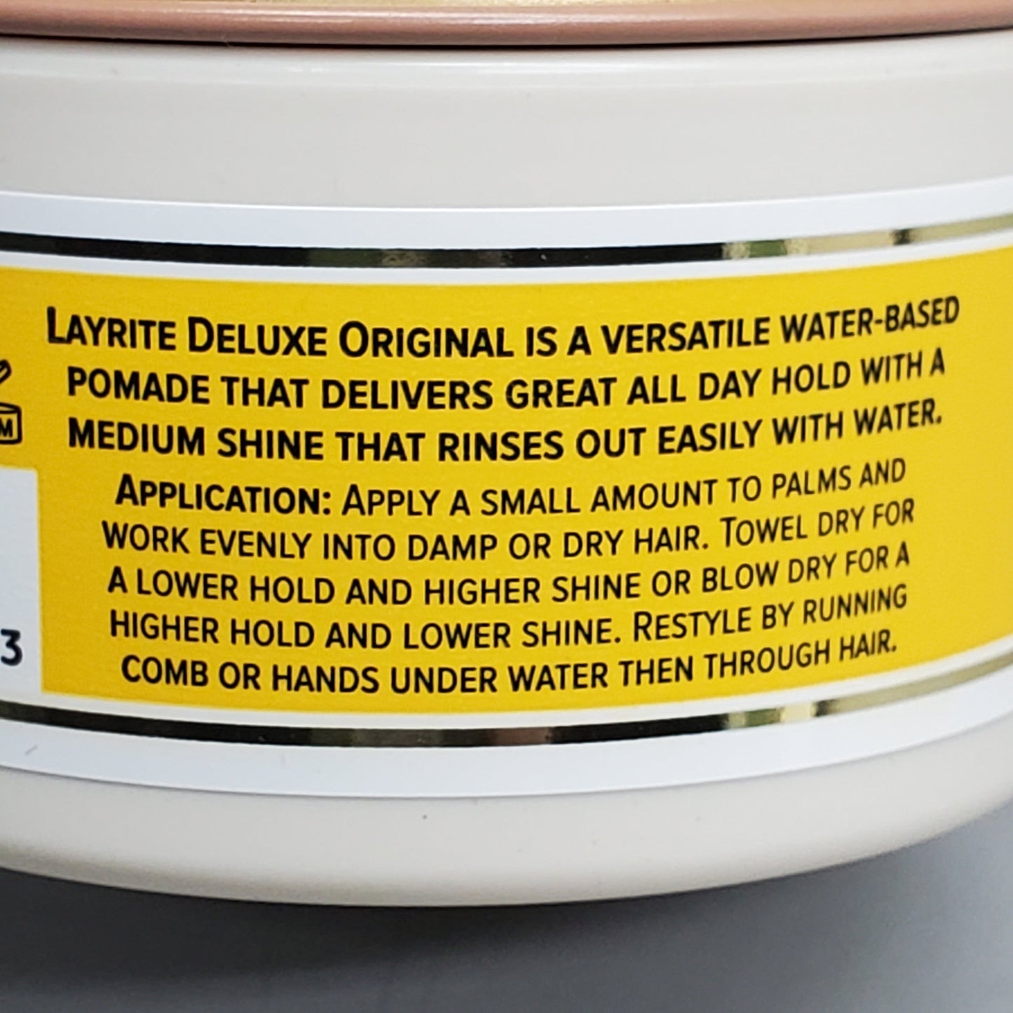 LAYRITE DELUXE Hair Original Pomade 1.5 oz Medium Hold Water Soluble PayWut