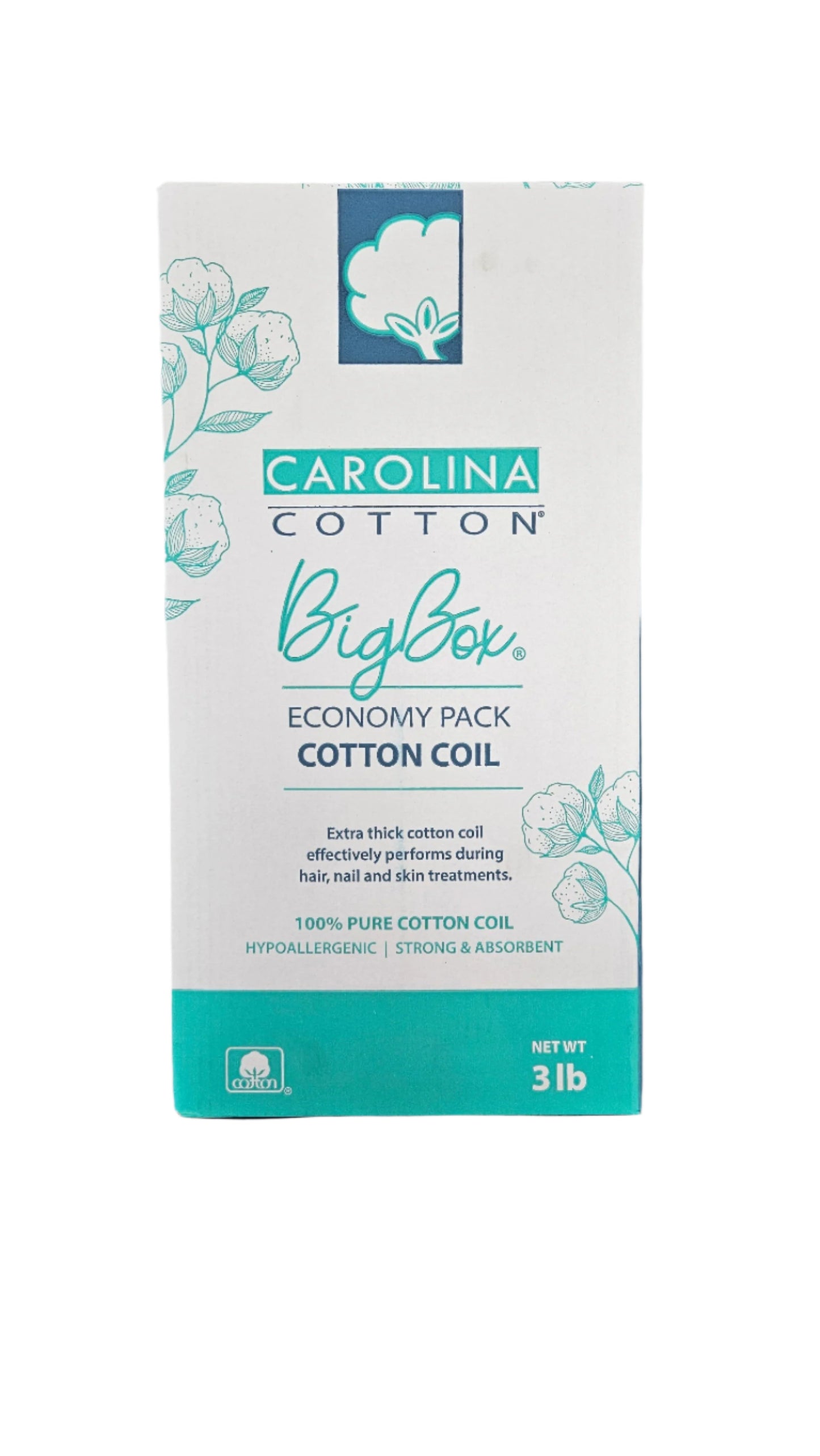 Carolina 100% Expand-A-Coil Cotton 3lbs