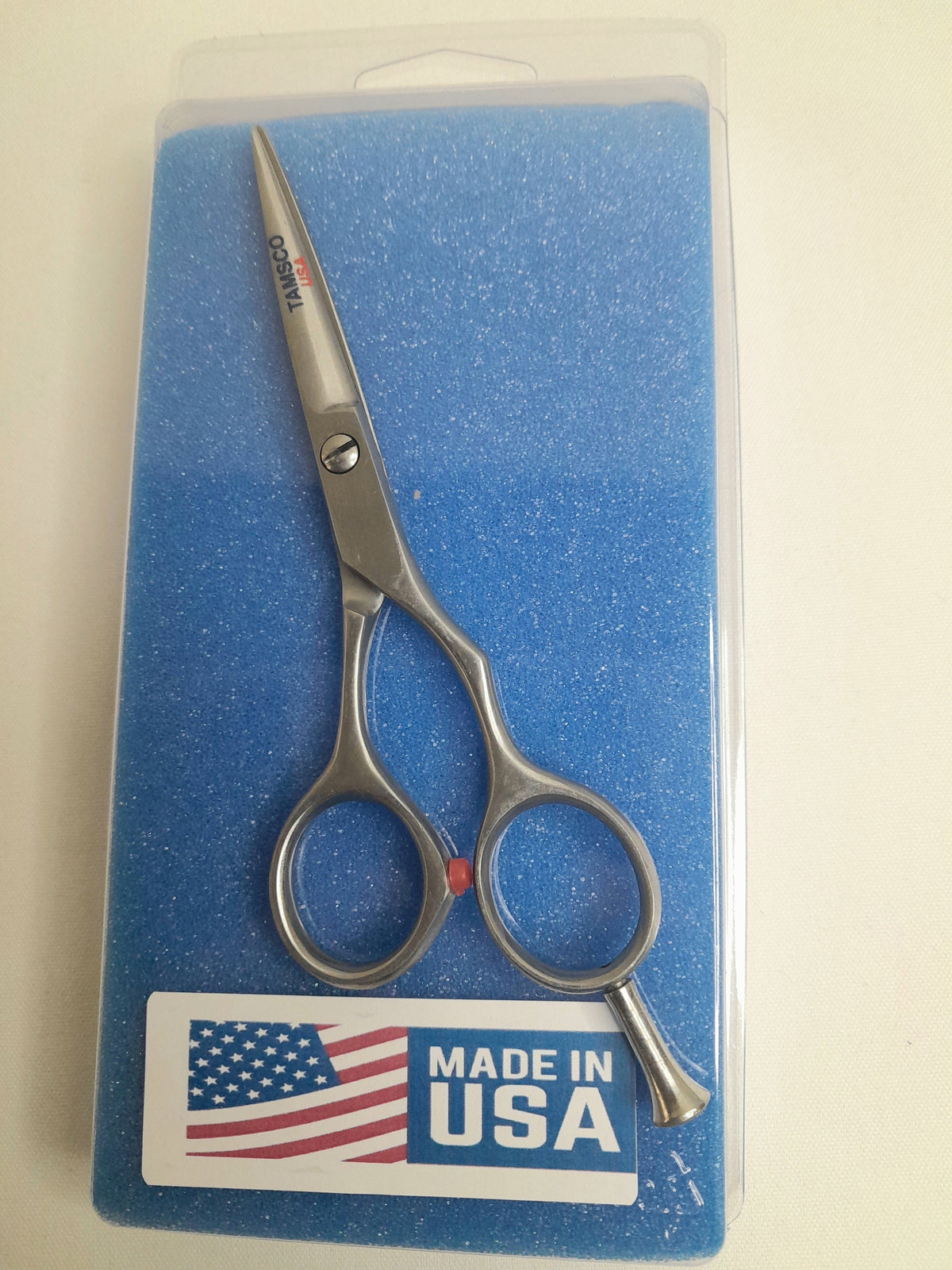 Hair Dressing Scissor with Finger Rest 5.5” USA Made B50 Tamsco Precision Tools