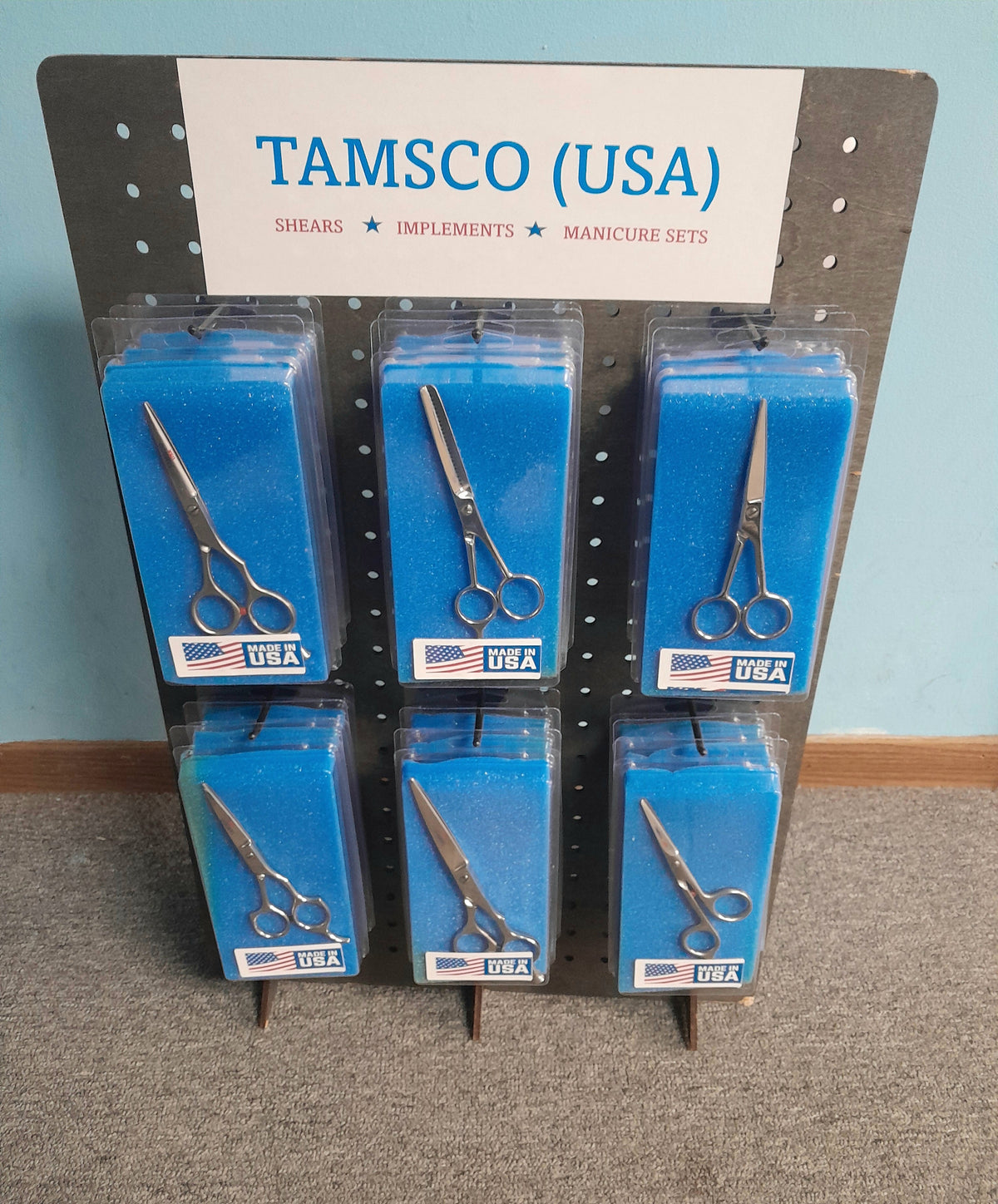 Hair Dressing Scissor with Finger Rest 5.5” USA Made B50 Tamsco Precision Tools
