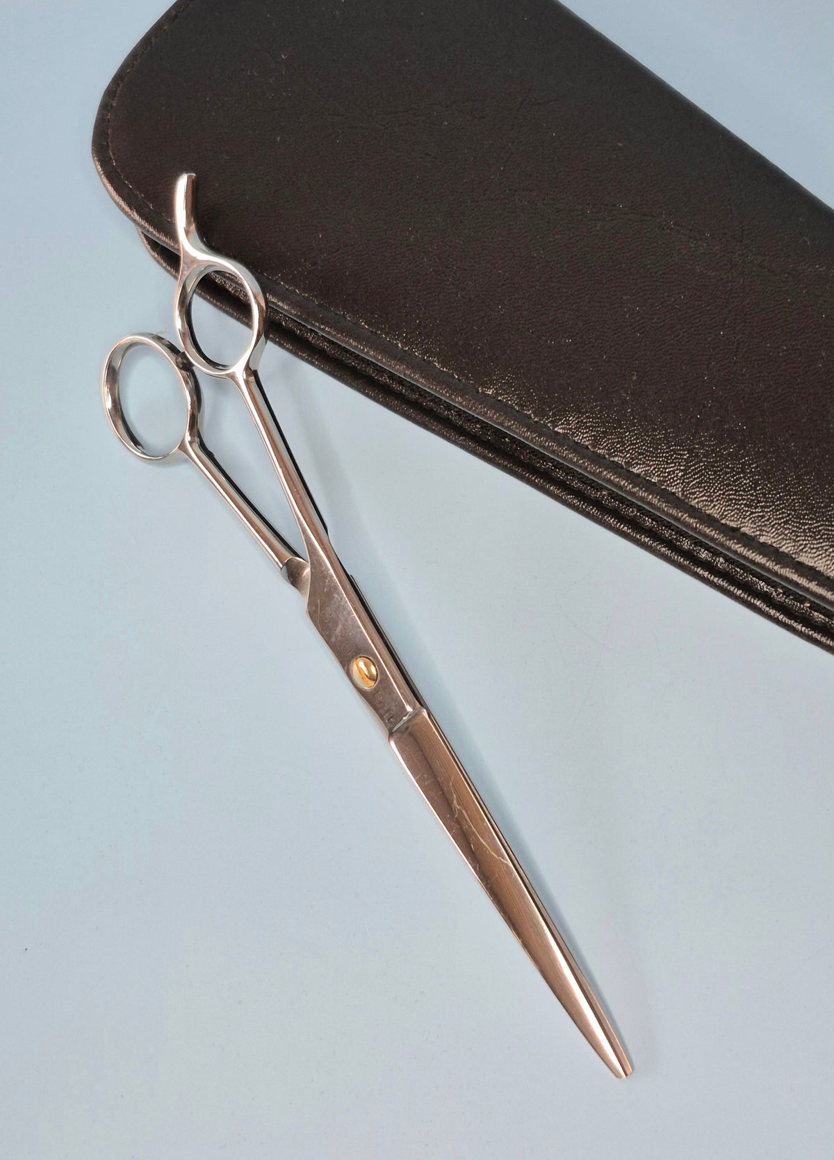 Left handed barber scissors 7" Tamsco Precision Tools
