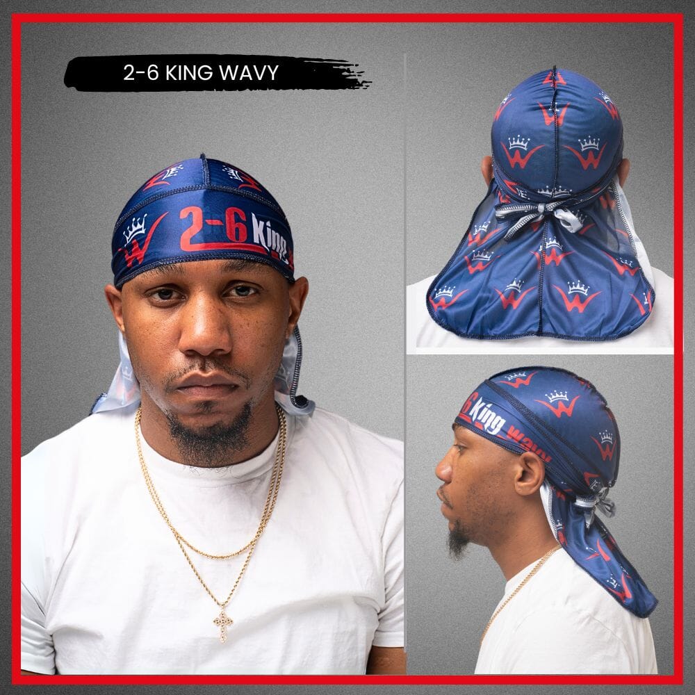 Silk Durag for 360 Waves & Overnight Compression [All Variants] 26 King Wavy Merch, LLC