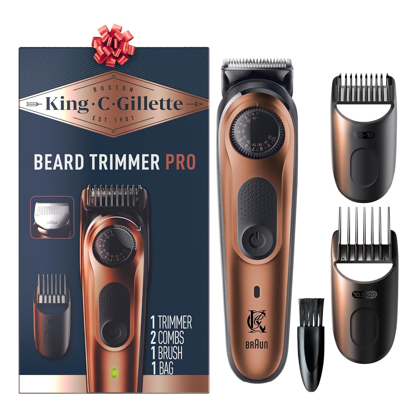 Gillette King C. Beard Trimmer PRO With Precision Wheel Pasteur Pharmacy
