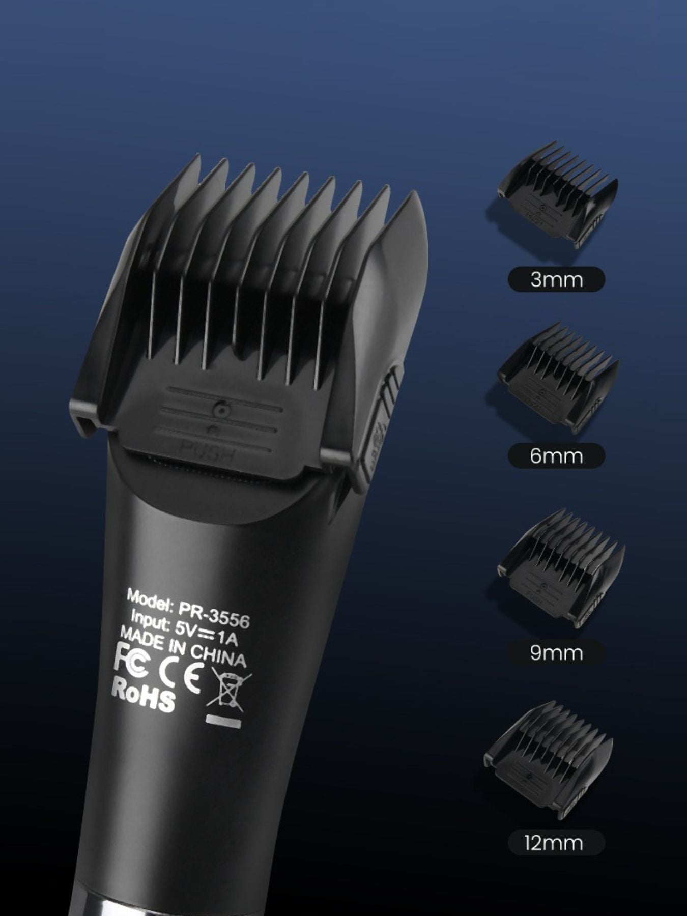 Rechargeable Hair Clipper Unique Oils