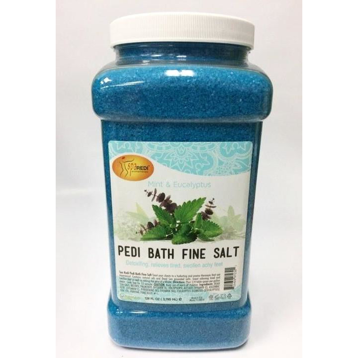 Spa Redi - Fine Bath Salt - Mint & Eucalyptus 128oz Queen Nails & Beauty Supplies