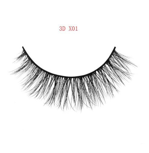 3D mink eyelashes 3 pairs of natural fiber long false eyelashes Elyvora LLC