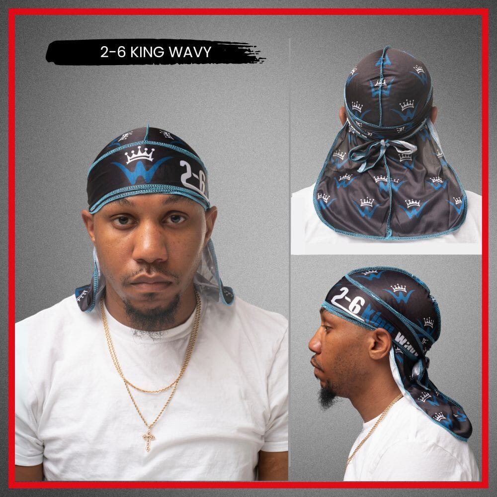Silk Durag for 360 Waves & Overnight Compression [All Variants] 26 King Wavy Merch, LLC