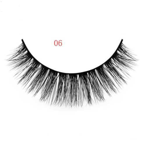 3D mink eyelashes 3 pairs of natural fiber long false eyelashes Elyvora LLC