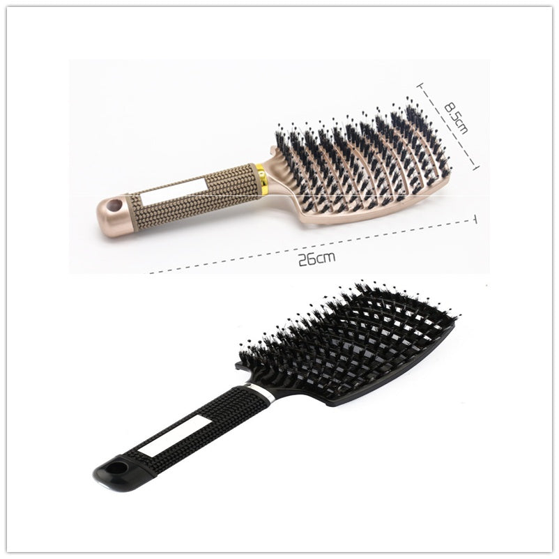 Hairbrush Anti Klit Brushy Haarborstel Women Detangler Hair Brush Bristle Nylon Scalp Massage  Teaser Hair Brush Comb Noventix