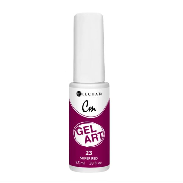 Lechat - CM Gel Art - 23 Super Red .3oz Queen Nails & Beauty Supplies