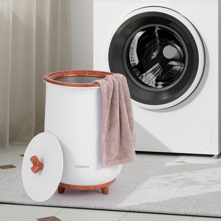 23L Large Luxury Bucket-Style Towel Warmer with Fragrant Disc Holder DirectDeals
