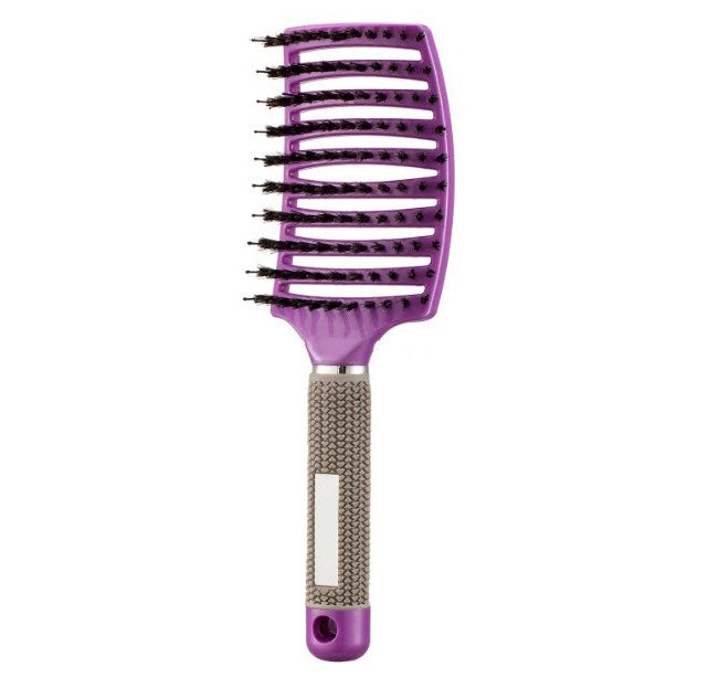Hairbrush Anti Klit Brushy Haarborstel Women Detangler Hair Brush Bristle Nylon Scalp Massage  Teaser Hair Brush Comb Noventix