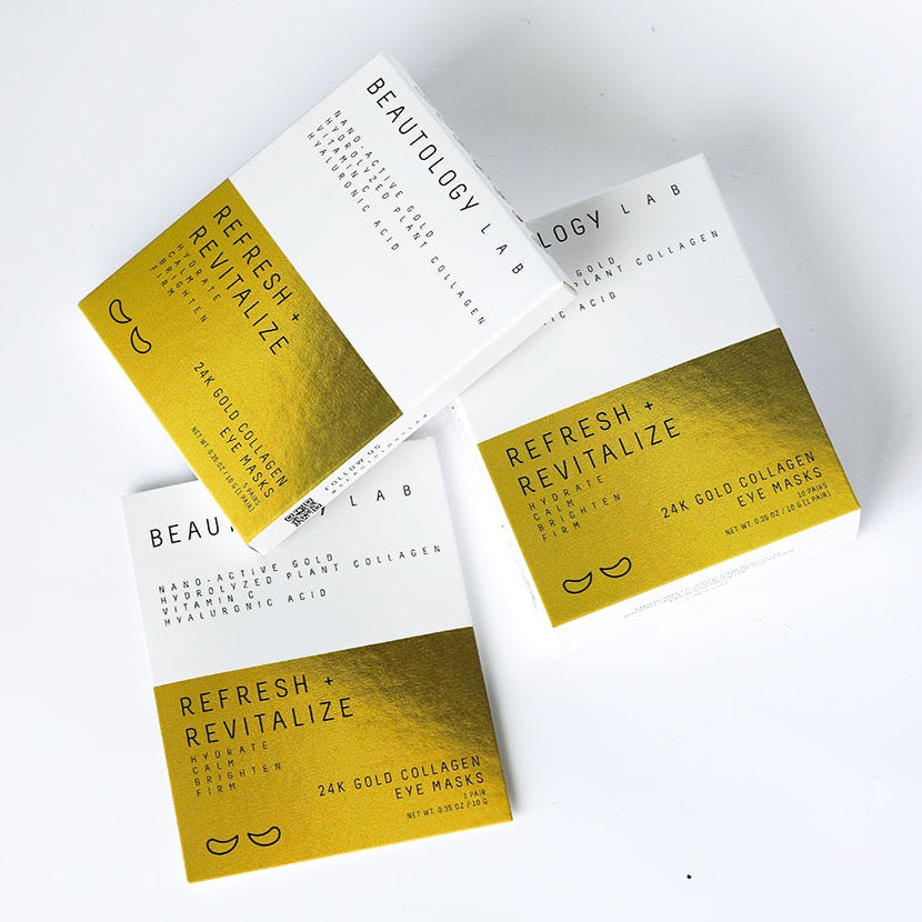 24K GOLD COLLAGEN EYE MASKS BEAUTOLOGY LAB