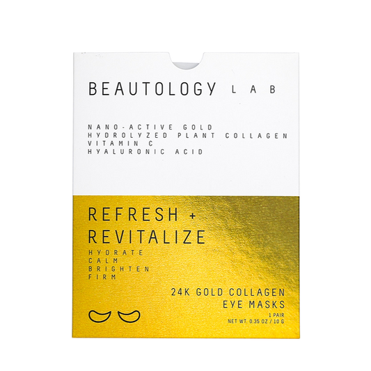 24K GOLD COLLAGEN EYE MASKS SINGLE BEAUTOLOGY LAB