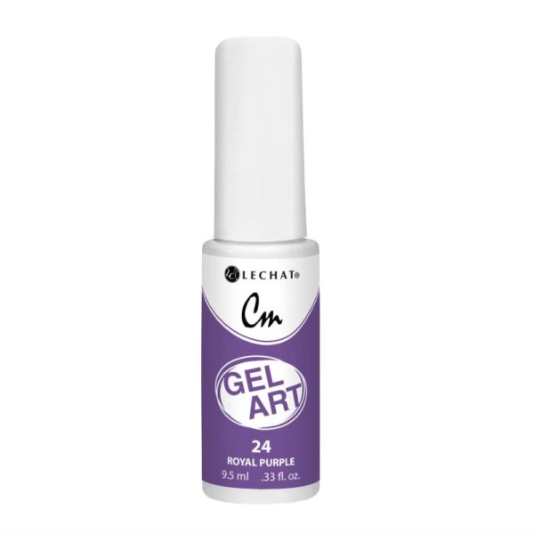 Lechat - CM Gel Art - 24 Royal Purple .3oz Queen Nails & Beauty Supplies