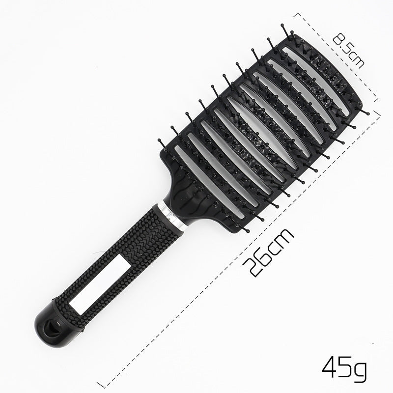 Hairbrush Anti Klit Brushy Haarborstel Women Detangler Hair Brush Bristle Nylon Scalp Massage  Teaser Hair Brush Comb Noventix