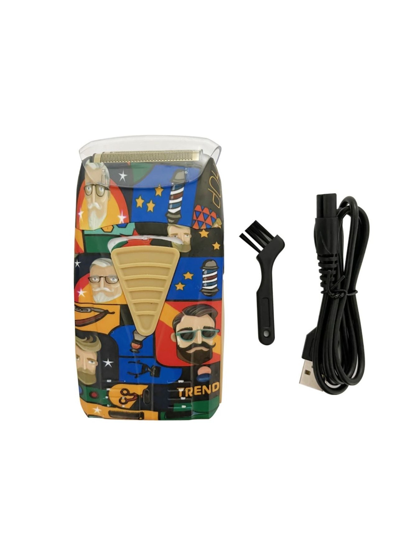 Barber-Themed Foil Shaver Unique Oils