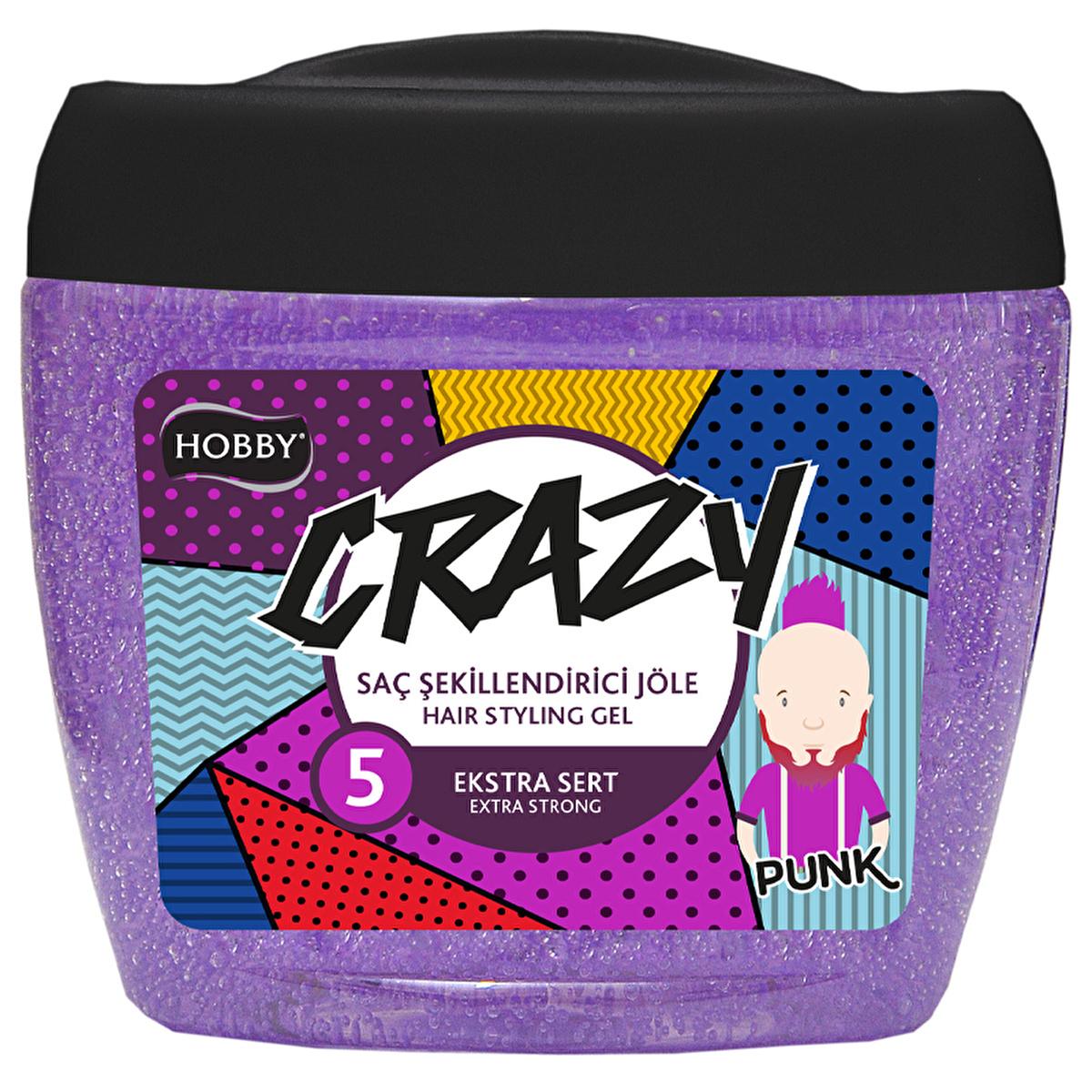 Hobby Crazy Extra Strong Hold Hair Gel - Eco-Friendly, Residue-Free Styling for Long-Lasting Results Beauty Care Bag