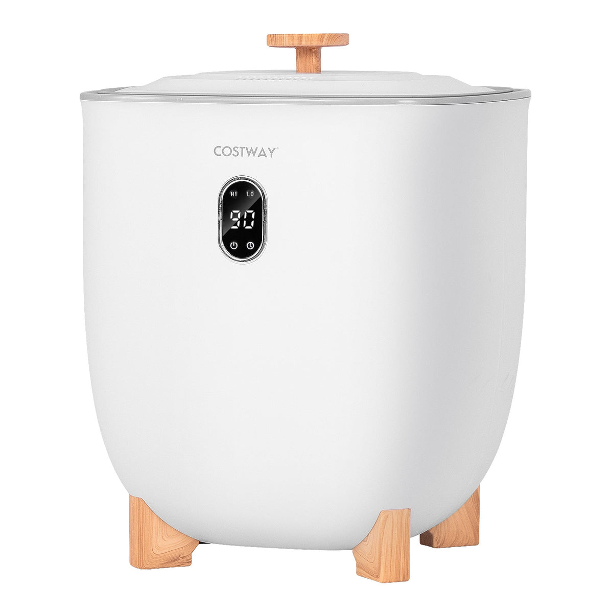 25L Towel Warmer Bucket with 2 Temperature Settings and Auto Shut Off-White DirectDeals