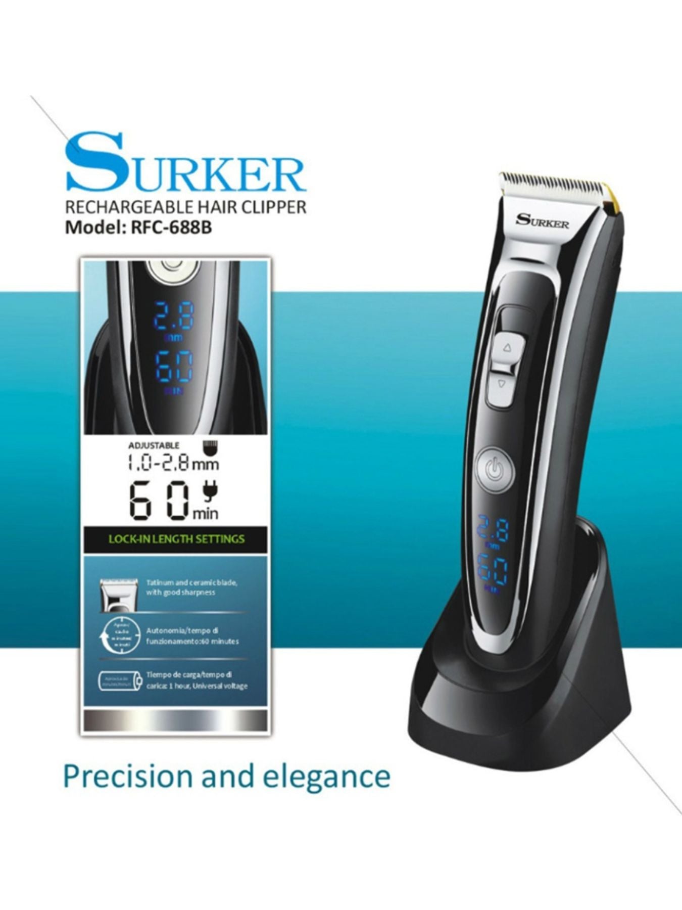 Cordless Hair Clipper Unique Oils
