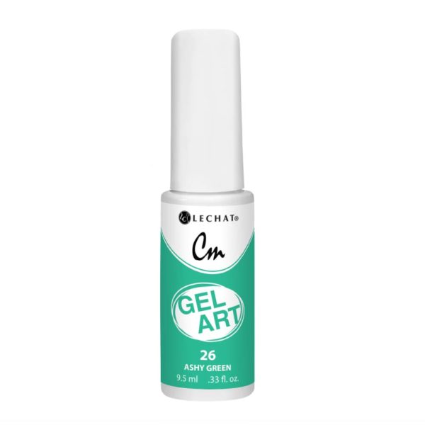Lechat - CM Gel Art - 26 Ashy Green .3oz Queen Nails & Beauty Supplies