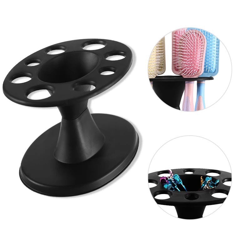 Barber Shop Hairdressing Tools Plastic Hair Roller Comb Storage Rack Vivalo