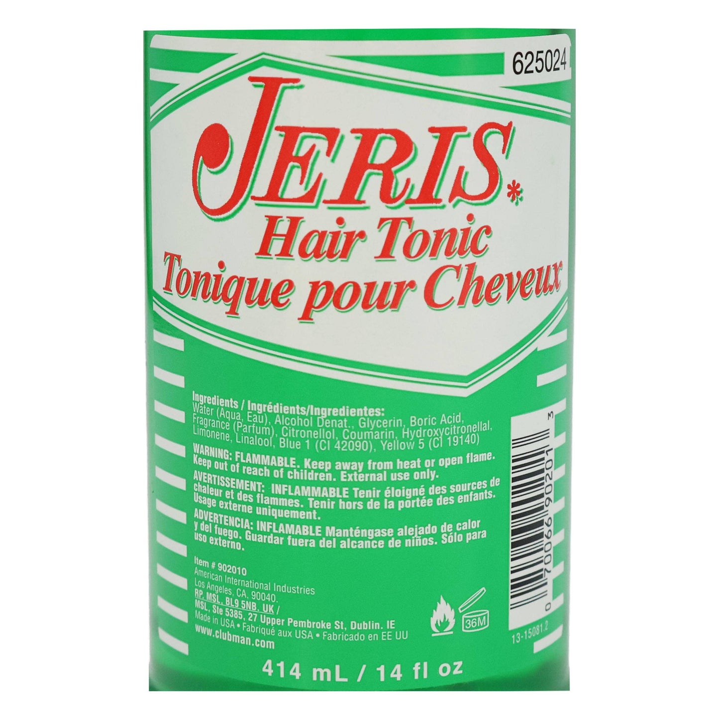 Jeris Hair Tonic Without Oil, 14 Oz The Grease Shop