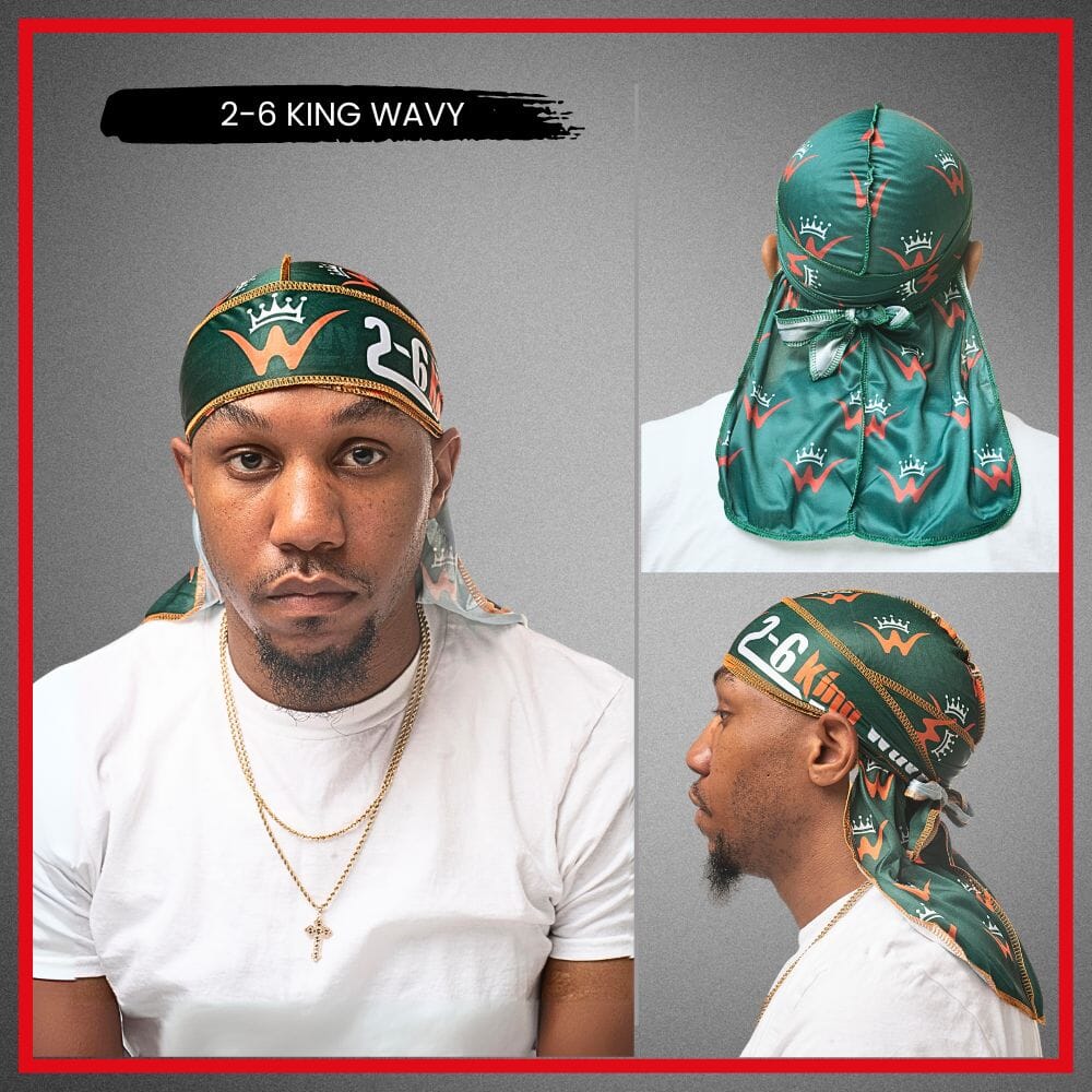 Silk Durag for 360 Waves & Overnight Compression [All Variants] 26 King Wavy Merch, LLC