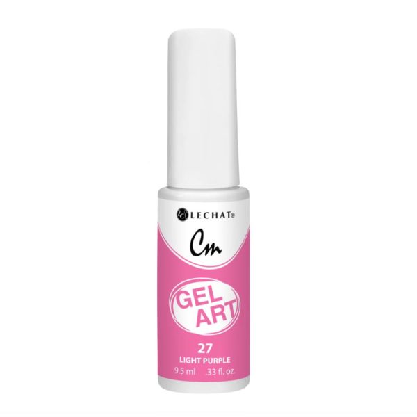 Lechat - CM Gel Art - 27 Light Purple .3oz Queen Nails & Beauty Supplies