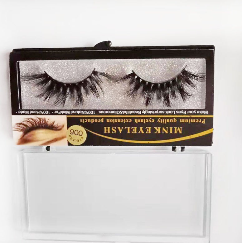 3D mink hair false eyelashes natural thick European and American wholesale handmade eyelashes Elyvora LLC
